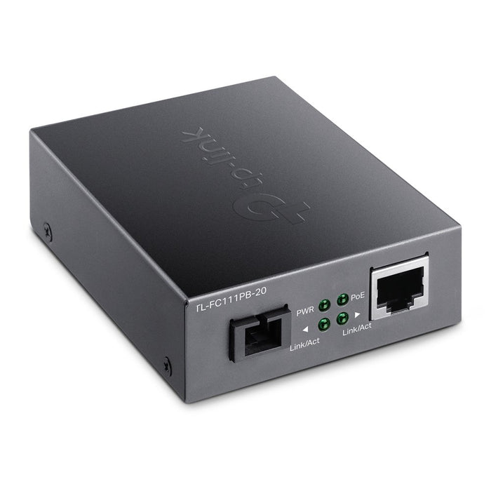 EAN 4897098683057 - TP-Link TL-FC111PB-20 convertidor de medio 100 Mbit/s Negro imagen 2