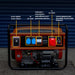 EAN 5905090330714 - Extralink EX.30714 motor-generador 7000 W 25 L Gasolina Negro, Naranja imagen 30
