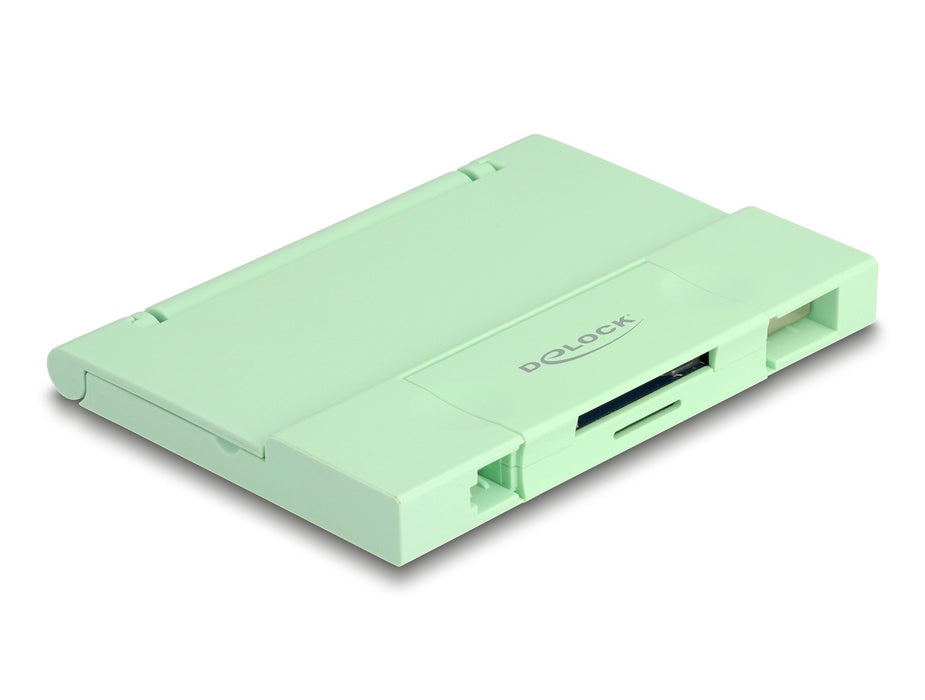 EAN 4043619910151 - DeLOCK 91015 lector de tarjeta USB 3.2 Gen 1 (3.1 Gen 1) Type-A/Type-C Color menta imagen 2