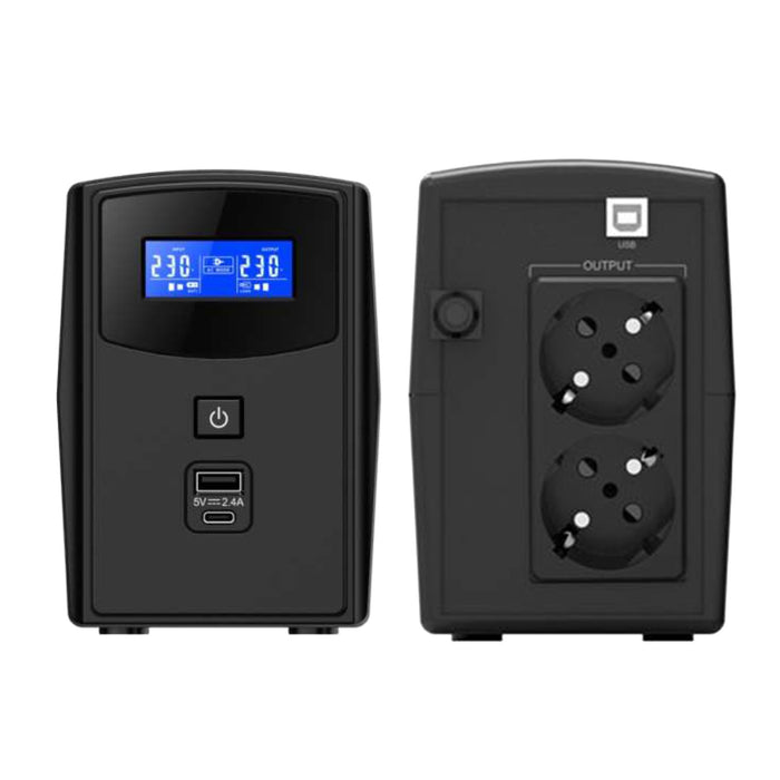 EAN 5605922011933 - Phasak PH 7308 sistema de alimentación ininterrumpida (UPS) Línea interactiva 0,8 kVA 480 W 4 salidas AC imagen 2