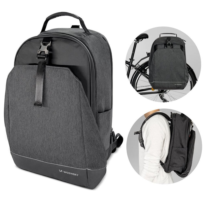 EAN 5907769301360 - Wozinsky WBB33BK Sillín Alforja para bicicleta 40 L Poliéster Negro imagen 2