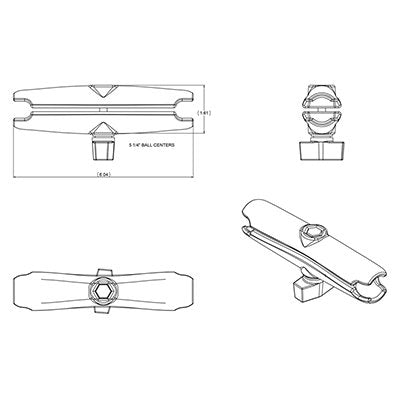 EAN 0793442002670 - RAM Mounts RAM-B-201U-C accesorio o pieza para soporte imagen 3
