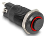 EAN 4043619220144 - DeLOCK 22014 interruptor eléctrico Interruptor pulsador Negro, Rojo imagen 1