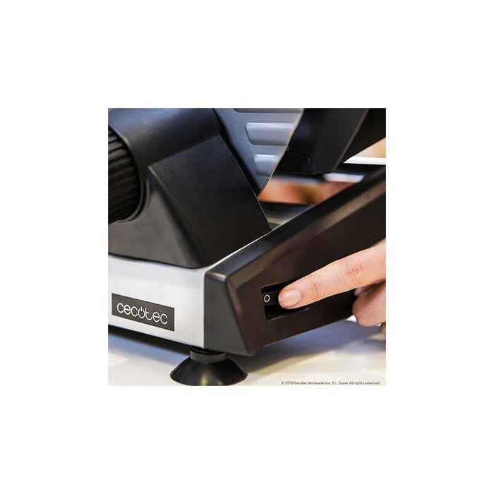 EAN 8435484023078 - Cecotec Rock’nCut Twin rebanadora Manual 180 W Negro, Acero inoxidable imagen 5