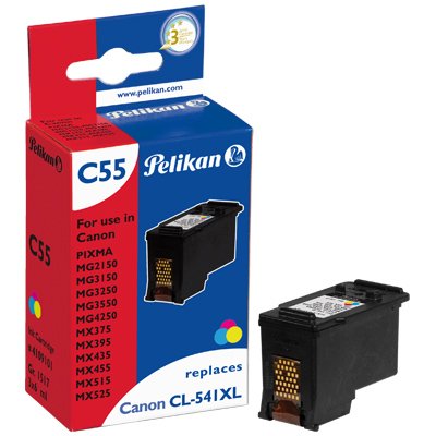 EAN 4018474109101 - Pelikan C55 cartucho de tinta 1 pieza(s) Cian, Magenta, Amarillo imagen 1
