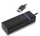 EAN 5706998882752 - Microconnect USB3.0HUB4X hub de interfaz USB 3.2 Gen 1 (3.1 Gen 1) Type-A 5000 Mbit/s Negro imagen 1