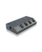 EAN 4250078164883 - ICY BOX IB-HUB1405 USB 3.2 Gen 1 (3.1 Gen 1) Type-B 5000 Mbit/s Antracita imagen 8