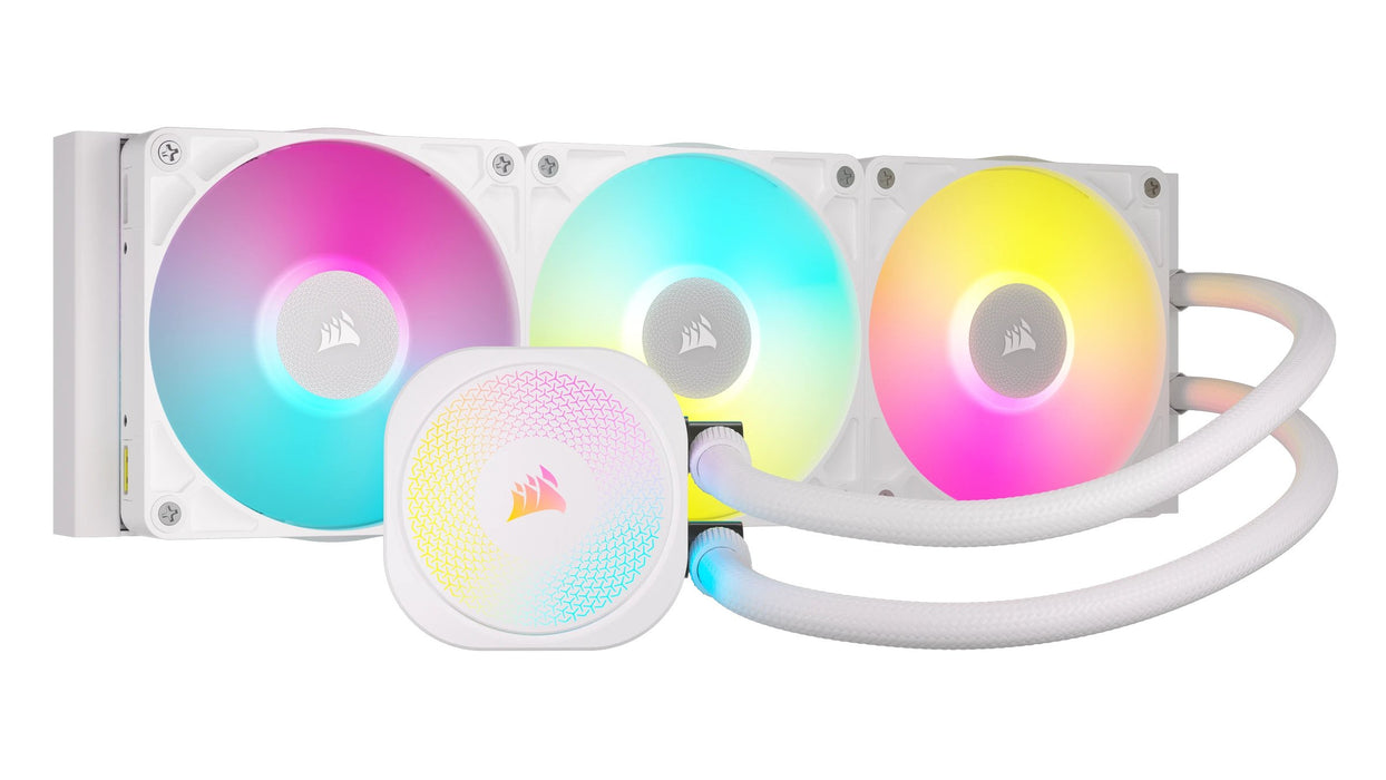 EAN 0840006685463 - Corsair iCUE LINK TITAN RX RGB Procesador Sistema de refrigeración líquida todo en uno 12 cm Blanco 1 pie imagen 1