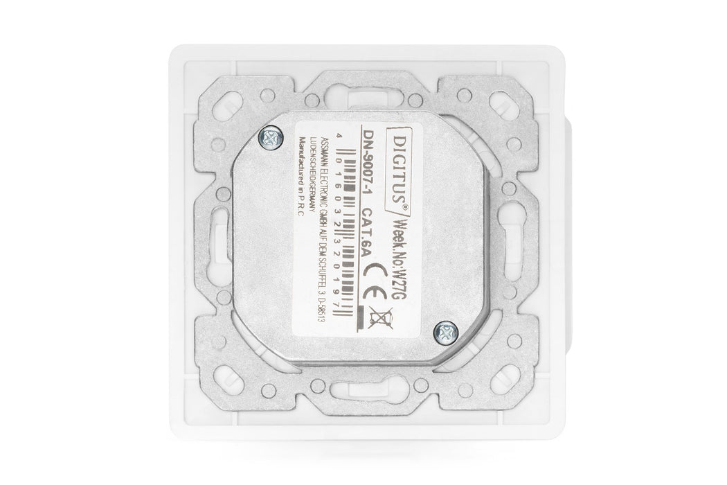 EAN 4016032320197 - Digitus DN-9007-1 toma de corriente 2 x RJ-45 Blanco imagen 2