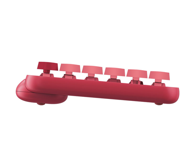 EAN 5099206101623 - Logitech 920-010733 teclado Universal Bluetooth QWERTY Nórdico Borgoña, Rosa, Rosa imagen 3