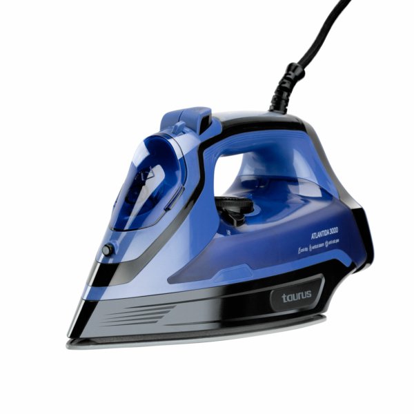 EAN 8414234189868 - Taurus Quios 3000 Plancha vapor-seco Suela de cerámica 3000 W Negro, Azul imagen 2
