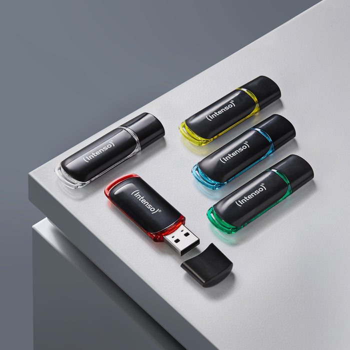 EAN 4034303038268 - Intenso 3511595 unidad flash USB 64 GB USB tipo A 2.0 Negro, Rojo, Verde, Transparente, Amarillo, Azul imagen 6