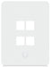 EAN 810177164104 - Ubiquiti UACC-WP-KEYSTONE-V-4P placa de pared y cubierta de interruptor Blanco imagen 1