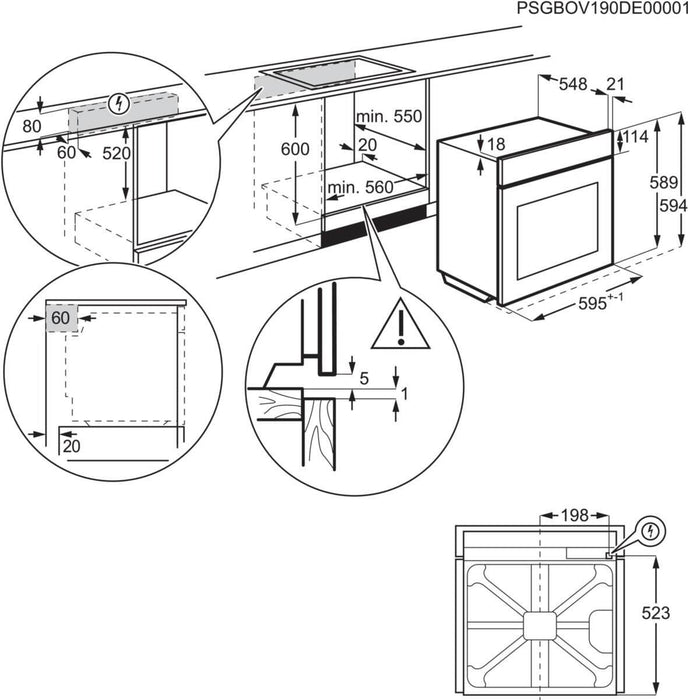 EAN 7333394056043 - AEG Series 5000 OU5AB20SM 72 L 2790 W Acero inoxidable imagen 10