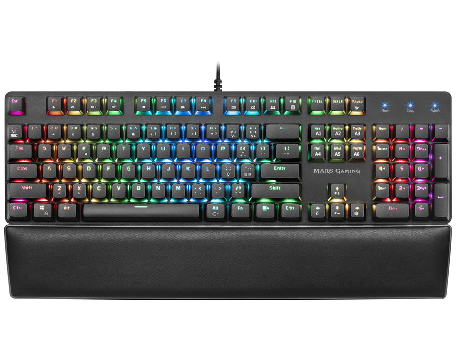 EAN 4718009159440 - Mars Gaming MK5BPT teclado Juego USB QWERTY Negro imagen 1
