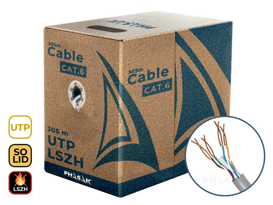 EAN 5605922028658 - Phasak PHR 6301 cable de red Gris Cat6 U/UTP (UTP) imagen 5