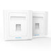 EAN 6922794743182 - Vention IFAW0 placa de pared y cubierta de interruptor Blanco imagen 2