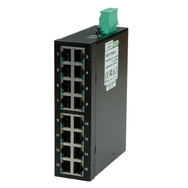 EAN 7611990133635 - ROLINE Industrial Switch, 16x RJ-45, unmanaged imagen 2