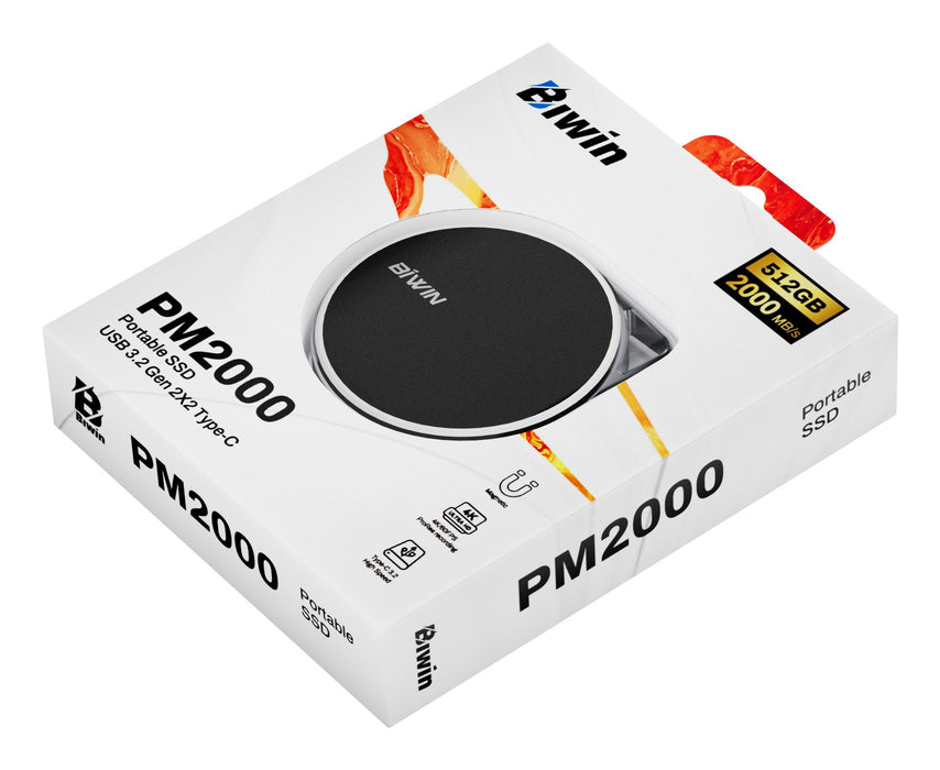 EAN 6955914623651 - Biwin PM2000 512 GB USB Tipo C USB 3.2 Gen 2x2 Negro imagen 14