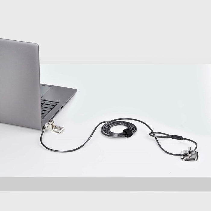 EAN 65030908443 - StarTech.com DUALKA10-LAPTOP-LOCK cable antirrobo Negro, Acero imagen 7