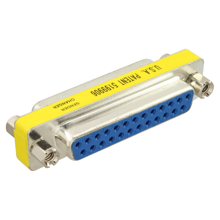 EAN 4043718000265 - InLine 31124 cambiador de género para cable DB-25 female D-Sub, 25-pin Amarillo imagen 1