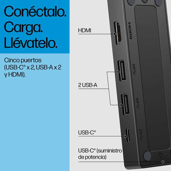 EAN 0198122960897 - HP USB-C Travel Hub G3 Alámbrico USB 3.2 Gen 2 (3.1 Gen 2) Type-C imagen 4