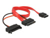 EAN 4043619848003 - DeLOCK 0.3m SATA cable de SATA Rojo imagen 2