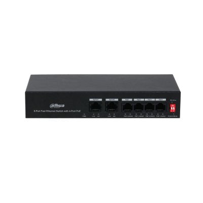 EAN 6939554946967 - Dahua Technology PoE DH-PFS3006-4ET-36 switch Fast Ethernet (10/100) Energía sobre Ethernet (PoE) Negro imagen 1
