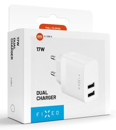 EAN 8591680149940 - FIXED FIXC17N-2U-WH cargador de dispositivo móvil Smartphone, Tableta Blanco Corriente alterna Carga rápi imagen 8