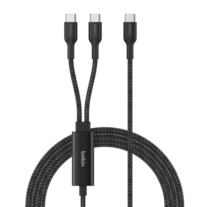 EAN 745883937349 - Belkin CAC004HQ1.5MBK cable USB USB 2.0 1,5 m USB C 2 x USB C Negro imagen 2