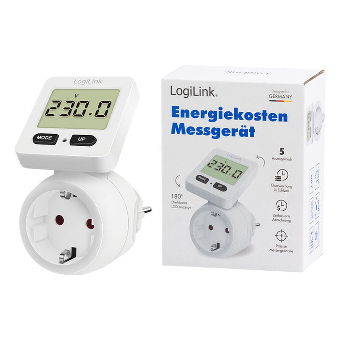 EAN 4052792070064 - LogiLink EM0004 medidor de coste energético Corriente alterna imagen 8