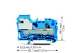EAN 4044918989855 - Wago 2006-7114 bloque de terminales Azul imagen 2