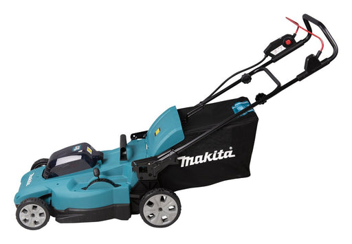 EAN 88381756730 - Makita DLM538Z cortadora de césped Cortacésped manual Batería Negro, Azul, Metálico imagen 2