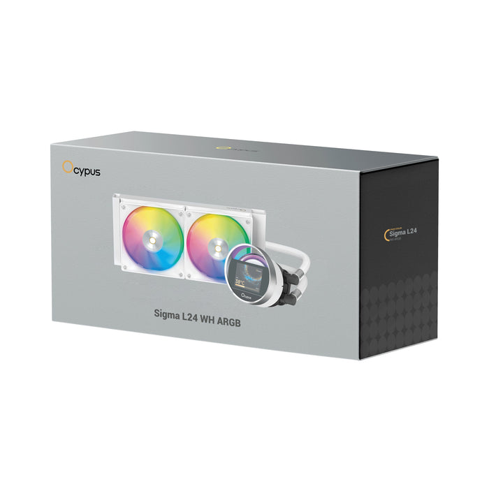 EAN 6977414881423 - Ocypus Sigma L24 ARGB Procesador Sistema de refrigeración líquida todo en uno 12 cm Blanco 1 pieza(s) imagen 6