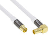 EAN 4014619858699 - Alcasa GC-M2061 cable coaxial RG-6/U 1 m IEC Blanco imagen 1