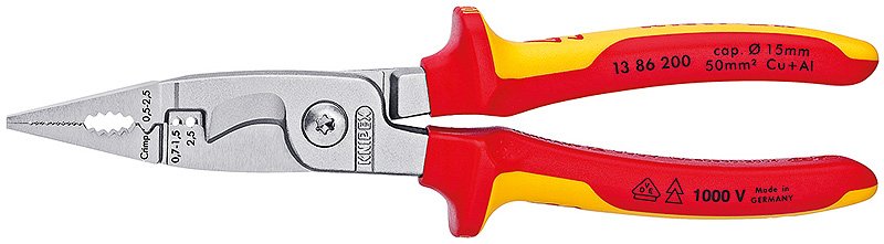 EAN 4003773075097 - Knipex 13 86 200 alicate Alicates de punta fina imagen 1