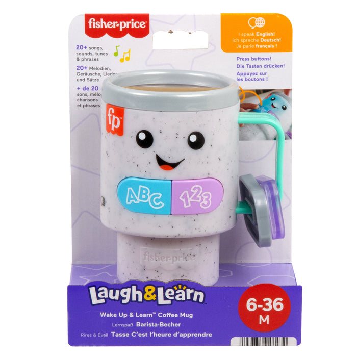 EAN 0194735228232 - Fisher-Price Laugh & Learn Wake Up & Learn Coffee Mug imagen 6