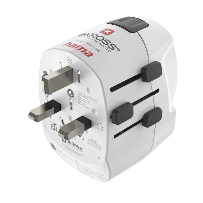 EAN 4047443553669 - Hama 00223477 adaptador de enchufe eléctrico Modular Tipo C (Euroconcexión) + Tipo F Blanco imagen 3