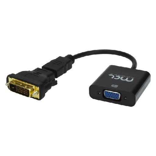 EAN 3700224755867 - MCL CG-289C adaptador de cable de vídeo 0,25 m DVI-D VGA (D-Sub) Negro imagen 1