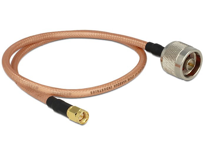 EAN 4043619888962 - DeLOCK 88896 cable coaxial RG-142 0,4 m SMA imagen 1