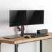 EAN 8433281009745 - TooQ DB1402TN-B soporte para monitor 68,6 cm (27") Escritorio Negro, Rojo imagen 10