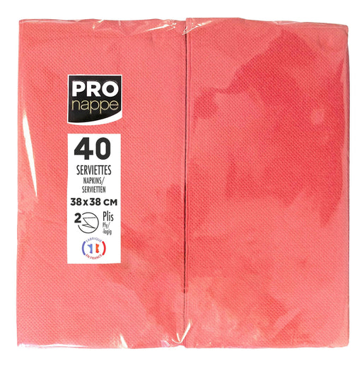 EAN 3281516239093 - PRONAPPE SV623909I servilleta 40 pieza(s) Rojo imagen 1