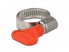 EAN 4043619194353 - DeLOCK 19435 abrazadera Metálico, Rojo Abrazadera con tornillo sin fin imagen 1