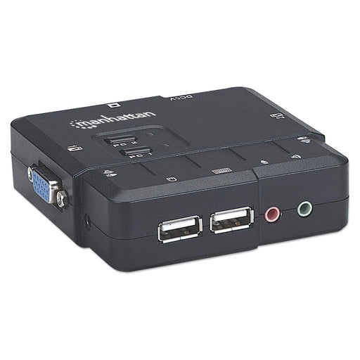 EAN 766623151252 - Manhattan 151252 interruptor KVM Negro imagen 2