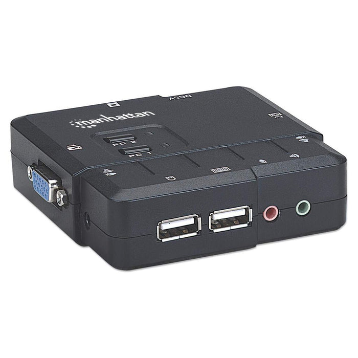 EAN 766623151252 - Manhattan 151252 interruptor KVM Negro imagen 2