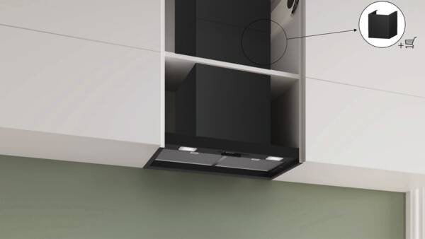 EAN 4242005527328 - Bosch Serie 2 DBB63BC60 campana Encastrada Negro 384 m³/h imagen 4