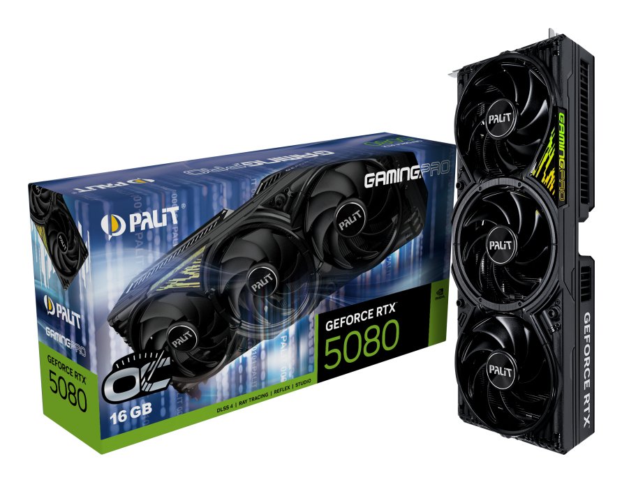EAN 4710562245592 - Palit GeForce RTX 5080 GamingPro OC V1 NVIDIA 16 GB GDDR7 imagen 10