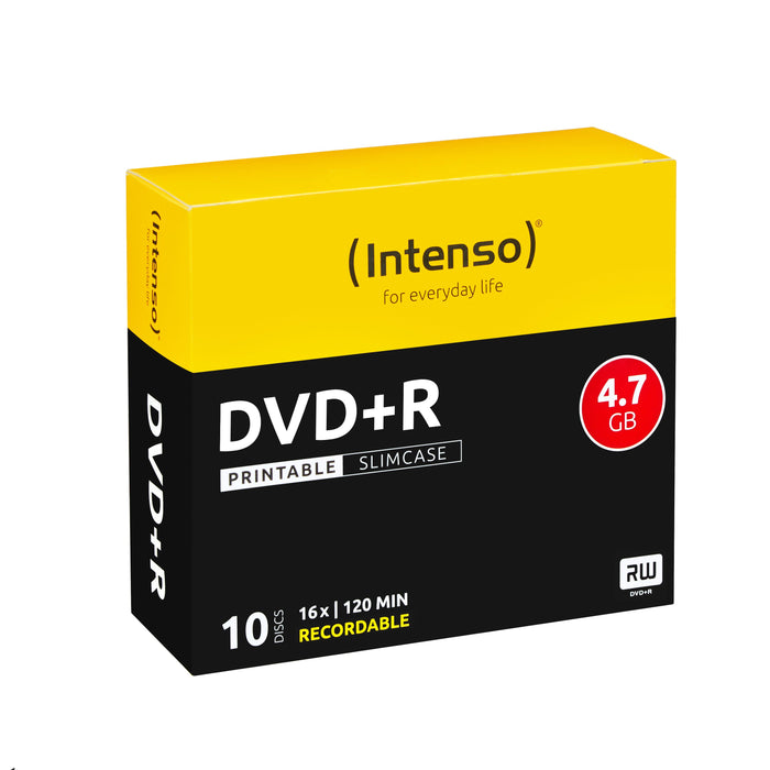 EAN 4034303004652 - Intenso DVD+R 4.7GB, Printable, 16x 4,7 GB 10 pieza(s) imagen 1