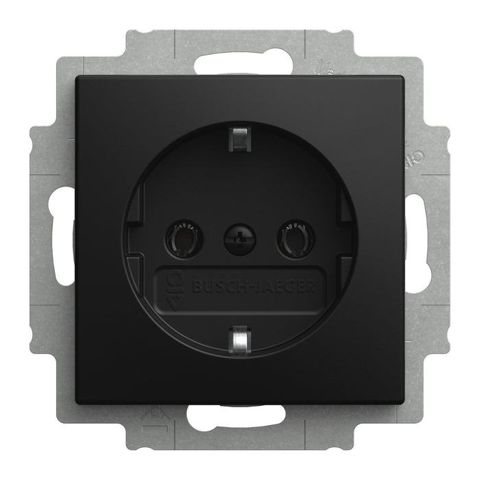 EAN 4011395360491 - Busch-Jaeger 2CKA002011A6341 placa de pared y cubierta de interruptor Negro imagen 1