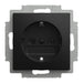 EAN 4011395360491 - Busch-Jaeger 2CKA002011A6341 placa de pared y cubierta de interruptor Negro imagen 1
